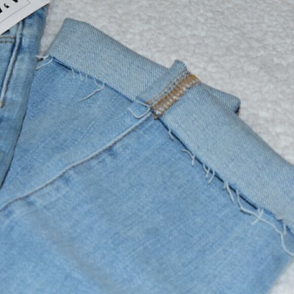 L'Agence Raw Hem High Waist Jeans Light Blue Size 25 - Picture 12 of 14